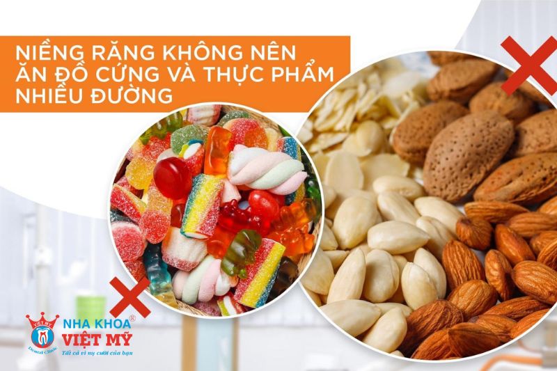 niềng răng hạn chế ăn thức ăn cứng