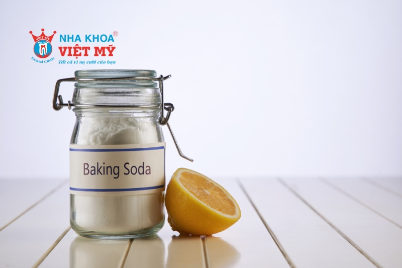 nước cốt chanh kết hợp baking soda hiệu qu?làm trắng răng